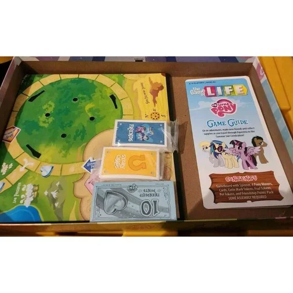 USAOPOLY GAME OF LIFE MY LITTLE PONY Opened Box - Picture 2 of 13
